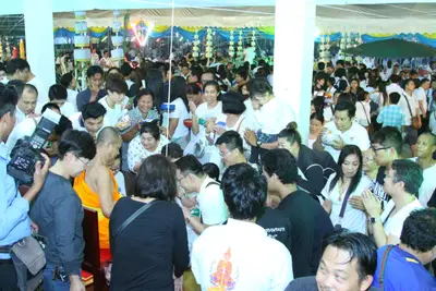 ประมวลภาพพิธีพุทธาภิเษกและสวดภาณยักษ์ วัดจุฬามณี ปี ๒๕๕๙