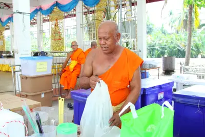 ประมวลภาพพิธีหล่อองค์ท้าวเวสสุวรรณองค์ใหญ่ วัดจุฬามณี ปี ๒๕๖๐