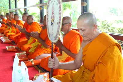 ประมวลภาพพิธีหล่อองค์ท้าวเวสสุวรรณองค์ใหญ่ วัดจุฬามณี ปี ๒๕๖๐