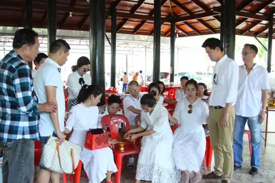 ประมวลภาพพิธีหล่อองค์ท้าวเวสสุวรรณองค์ใหญ่ วัดจุฬามณี ปี ๒๕๖๐