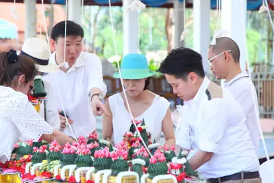 ประมวลภาพพิธีหล่อองค์ท้าวเวสสุวรรณองค์ใหญ่ วัดจุฬามณี ปี ๒๕๖๐