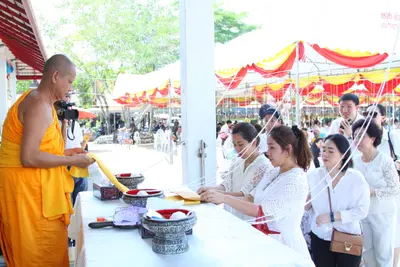 ประมวลภาพพิธีหล่อองค์ท้าวเวสสุวรรณองค์ใหญ่ วัดจุฬามณี ปี ๒๕๖๐