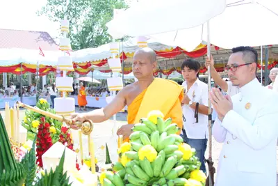 ประมวลภาพพิธีหล่อองค์ท้าวเวสสุวรรณองค์ใหญ่ วัดจุฬามณี ปี ๒๕๖๐