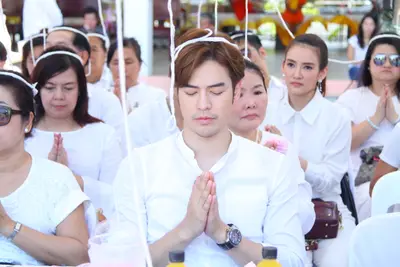 ประมวลภาพพิธีหล่อองค์ท้าวเวสสุวรรณองค์ใหญ่ วัดจุฬามณี ปี ๒๕๖๐