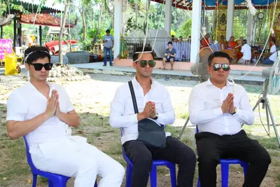 ประมวลภาพพิธีหล่อองค์ท้าวเวสสุวรรณองค์ใหญ่ วัดจุฬามณี ปี ๒๕๖๐