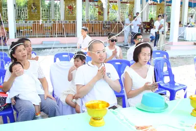 ประมวลภาพพิธีหล่อองค์ท้าวเวสสุวรรณองค์ใหญ่ วัดจุฬามณี ปี ๒๕๖๐