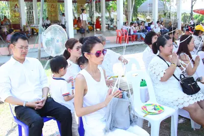 ประมวลภาพพิธีหล่อองค์ท้าวเวสสุวรรณองค์ใหญ่ วัดจุฬามณี ปี ๒๕๖๐
