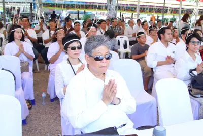ประมวลภาพพิธีหล่อองค์ท้าวเวสสุวรรณองค์ใหญ่ วัดจุฬามณี ปี ๒๕๖๐