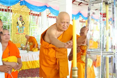 ประมวลภาพพิธีหล่อองค์ท้าวเวสสุวรรณองค์ใหญ่ วัดจุฬามณี ปี ๒๕๖๐