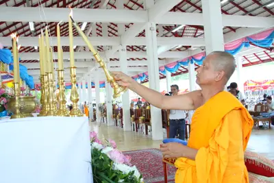 ประมวลภาพพิธีหล่อองค์ท้าวเวสสุวรรณองค์ใหญ่ วัดจุฬามณี ปี ๒๕๖๐