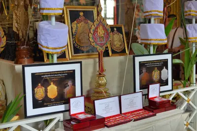 ประมวลภาพพิธีพุทธาภิเษกเหรียญเสมาบรมครู ท้าวเวสสุวรรณโณ รุ่นสร้างบารมี วัดจุฬามณี ปี ๒๕๖๐