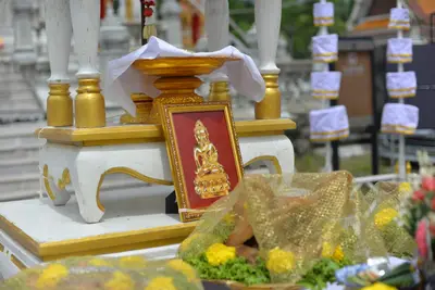 ประมวลภาพพิธีพุทธาภิเษกเหรียญเสมาบรมครู ท้าวเวสสุวรรณโณ รุ่นสร้างบารมี วัดจุฬามณี ปี ๒๕๖๐