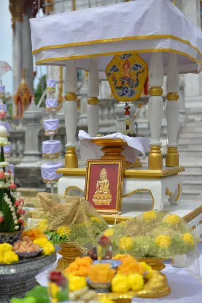 ประมวลภาพพิธีพุทธาภิเษกเหรียญเสมาบรมครู ท้าวเวสสุวรรณโณ รุ่นสร้างบารมี วัดจุฬามณี ปี ๒๕๖๐