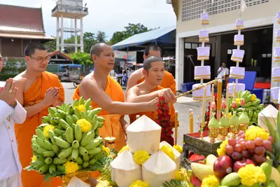 ประมวลภาพพิธีพุทธาภิเษกเหรียญเสมาบรมครู ท้าวเวสสุวรรณโณ รุ่นสร้างบารมี วัดจุฬามณี ปี ๒๕๖๐