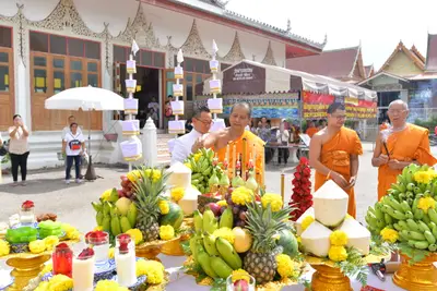 ประมวลภาพพิธีพุทธาภิเษกเหรียญเสมาบรมครู ท้าวเวสสุวรรณโณ รุ่นสร้างบารมี วัดจุฬามณี ปี ๒๕๖๐