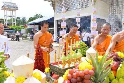 ประมวลภาพพิธีพุทธาภิเษกเหรียญเสมาบรมครู ท้าวเวสสุวรรณโณ รุ่นสร้างบารมี วัดจุฬามณี ปี ๒๕๖๐