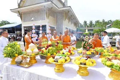 ประมวลภาพพิธีพุทธาภิเษกเหรียญเสมาบรมครู ท้าวเวสสุวรรณโณ รุ่นสร้างบารมี วัดจุฬามณี ปี ๒๕๖๐
