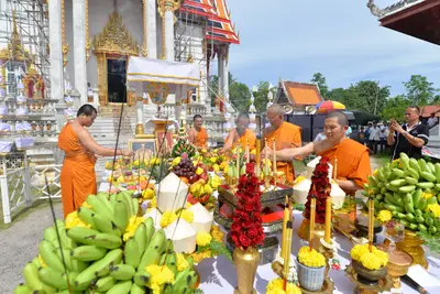 ประมวลภาพพิธีพุทธาภิเษกเหรียญเสมาบรมครู ท้าวเวสสุวรรณโณ รุ่นสร้างบารมี วัดจุฬามณี ปี ๒๕๖๐