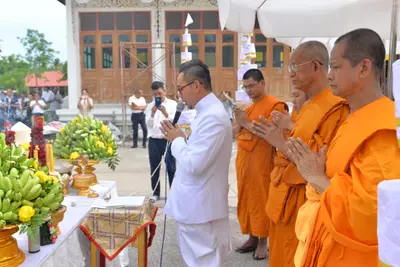 ประมวลภาพพิธีพุทธาภิเษกเหรียญเสมาบรมครู ท้าวเวสสุวรรณโณ รุ่นสร้างบารมี วัดจุฬามณี ปี ๒๕๖๐