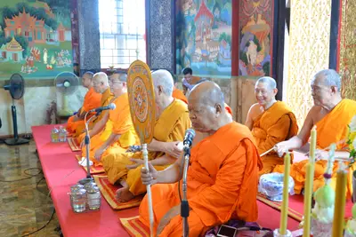 ประมวลภาพพิธีพุทธาภิเษกเหรียญเสมาบรมครู ท้าวเวสสุวรรณโณ รุ่นสร้างบารมี วัดจุฬามณี ปี ๒๕๖๐