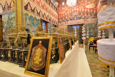 ประมวลภาพพิธีพุทธาภิเษกเหรียญเสมาบรมครู ท้าวเวสสุวรรณโณ รุ่นสร้างบารมี วัดจุฬามณี ปี ๒๕๖๐