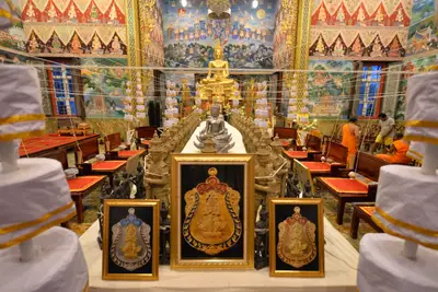 ประมวลภาพพิธีพุทธาภิเษกเหรียญเสมาบรมครู ท้าวเวสสุวรรณโณ รุ่นสร้างบารมี วัดจุฬามณี ปี ๒๕๖๐
