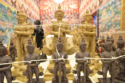 ประมวลภาพพิธีพุทธาภิเษกเหรียญเสมาบรมครู ท้าวเวสสุวรรณโณ รุ่นสร้างบารมี วัดจุฬามณี ปี ๒๕๖๐