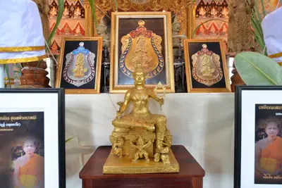 ประมวลภาพพิธีพุทธาภิเษกเหรียญเสมาบรมครู ท้าวเวสสุวรรณโณ รุ่นสร้างบารมี วัดจุฬามณี ปี ๒๕๖๐