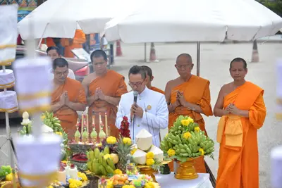 ประมวลภาพพิธีพุทธาภิเษกเหรียญเสมาบรมครู ท้าวเวสสุวรรณโณ รุ่นสร้างบารมี วัดจุฬามณี ปี ๒๕๖๐