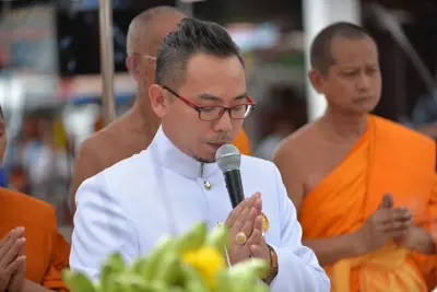 ประมวลภาพพิธีพุทธาภิเษกเหรียญเสมาบรมครู ท้าวเวสสุวรรณโณ รุ่นสร้างบารมี วัดจุฬามณี ปี ๒๕๖๐
