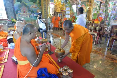 ประมวลภาพพิธีพุทธาภิเษกเหรียญเสมาบรมครู ท้าวเวสสุวรรณโณ รุ่นสร้างบารมี วัดจุฬามณี ปี ๒๕๖๐