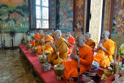 ประมวลภาพพิธีพุทธาภิเษกเหรียญเสมาบรมครู ท้าวเวสสุวรรณโณ รุ่นสร้างบารมี วัดจุฬามณี ปี ๒๕๖๐