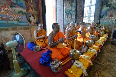 ประมวลภาพพิธีพุทธาภิเษกเหรียญเสมาบรมครู ท้าวเวสสุวรรณโณ รุ่นสร้างบารมี วัดจุฬามณี ปี ๒๕๖๐