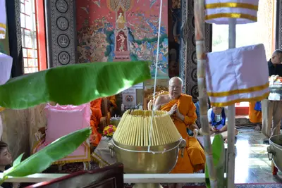 ประมวลภาพพิธีพุทธาภิเษกเหรียญเสมาบรมครู ท้าวเวสสุวรรณโณ รุ่นสร้างบารมี วัดจุฬามณี ปี ๒๕๖๐