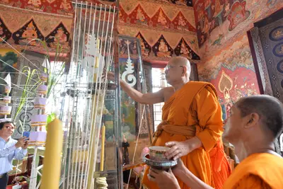 ประมวลภาพพิธีพุทธาภิเษกเหรียญเสมาบรมครู ท้าวเวสสุวรรณโณ รุ่นสร้างบารมี วัดจุฬามณี ปี ๒๕๖๐