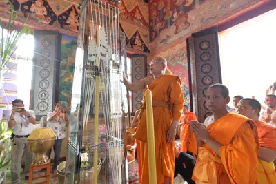 ประมวลภาพพิธีพุทธาภิเษกเหรียญเสมาบรมครู ท้าวเวสสุวรรณโณ รุ่นสร้างบารมี วัดจุฬามณี ปี ๒๕๖๐