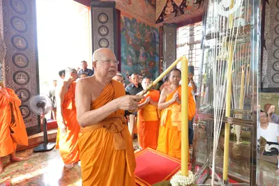 ประมวลภาพพิธีพุทธาภิเษกเหรียญเสมาบรมครู ท้าวเวสสุวรรณโณ รุ่นสร้างบารมี วัดจุฬามณี ปี ๒๕๖๐