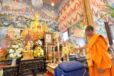 ประมวลภาพพิธีพุทธาภิเษกเหรียญเสมาบรมครู ท้าวเวสสุวรรณโณ รุ่นสร้างบารมี วัดจุฬามณี ปี ๒๕๖๐