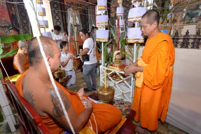ประมวลภาพพิธีพุทธาภิเษกเหรียญเสมาบรมครู ท้าวเวสสุวรรณโณ รุ่นสร้างบารมี วัดจุฬามณี ปี ๒๕๖๐