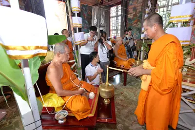 ประมวลภาพพิธีพุทธาภิเษกเหรียญเสมาบรมครู ท้าวเวสสุวรรณโณ รุ่นสร้างบารมี วัดจุฬามณี ปี ๒๕๖๐