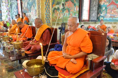 ประมวลภาพพิธีพุทธาภิเษกเหรียญเสมาบรมครู ท้าวเวสสุวรรณโณ รุ่นสร้างบารมี วัดจุฬามณี ปี ๒๕๖๐