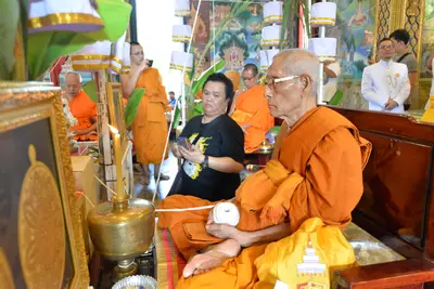 ประมวลภาพพิธีพุทธาภิเษกเหรียญเสมาบรมครู ท้าวเวสสุวรรณโณ รุ่นสร้างบารมี วัดจุฬามณี ปี ๒๕๖๐