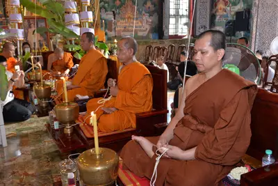 ประมวลภาพพิธีพุทธาภิเษกเหรียญเสมาบรมครู ท้าวเวสสุวรรณโณ รุ่นสร้างบารมี วัดจุฬามณี ปี ๒๕๖๐