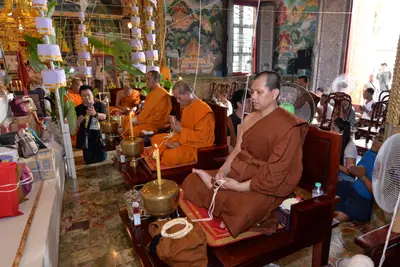 ประมวลภาพพิธีพุทธาภิเษกเหรียญเสมาบรมครู ท้าวเวสสุวรรณโณ รุ่นสร้างบารมี วัดจุฬามณี ปี ๒๕๖๐