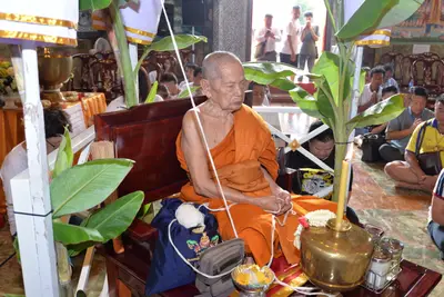 ประมวลภาพพิธีพุทธาภิเษกเหรียญเสมาบรมครู ท้าวเวสสุวรรณโณ รุ่นสร้างบารมี วัดจุฬามณี ปี ๒๕๖๐