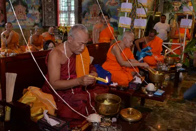 ประมวลภาพพิธีพุทธาภิเษกเหรียญเสมาบรมครู ท้าวเวสสุวรรณโณ รุ่นสร้างบารมี วัดจุฬามณี ปี ๒๕๖๐