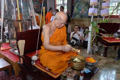 ประมวลภาพพิธีพุทธาภิเษกเหรียญเสมาบรมครู ท้าวเวสสุวรรณโณ รุ่นสร้างบารมี วัดจุฬามณี ปี ๒๕๖๐