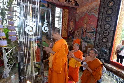 ประมวลภาพพิธีพุทธาภิเษกเหรียญเสมาบรมครู ท้าวเวสสุวรรณโณ รุ่นสร้างบารมี วัดจุฬามณี ปี ๒๕๖๐