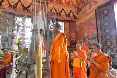 ประมวลภาพพิธีพุทธาภิเษกเหรียญเสมาบรมครู ท้าวเวสสุวรรณโณ รุ่นสร้างบารมี วัดจุฬามณี ปี ๒๕๖๐
