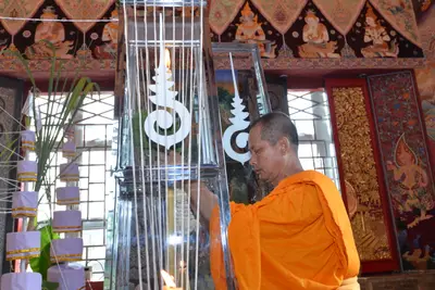 ประมวลภาพพิธีพุทธาภิเษกเหรียญเสมาบรมครู ท้าวเวสสุวรรณโณ รุ่นสร้างบารมี วัดจุฬามณี ปี ๒๕๖๐
